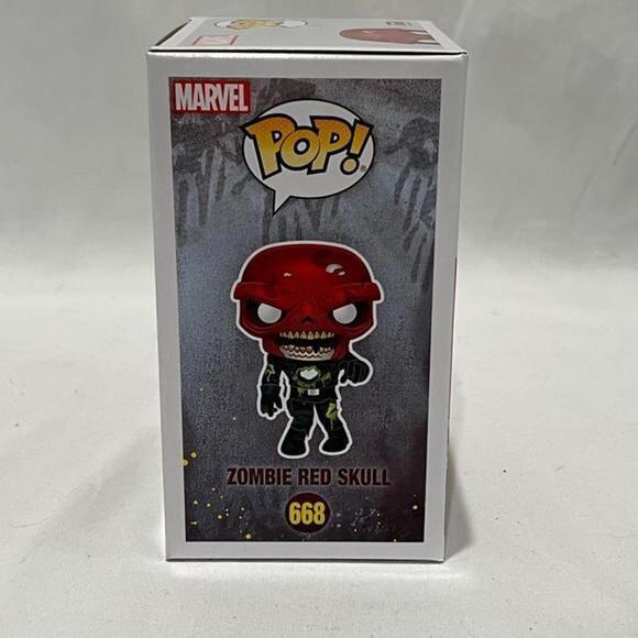 Funko Pop Zombie Red Skull Marvel Zombies Marvel Collector Corps Exclusive - Picture 4 of 4